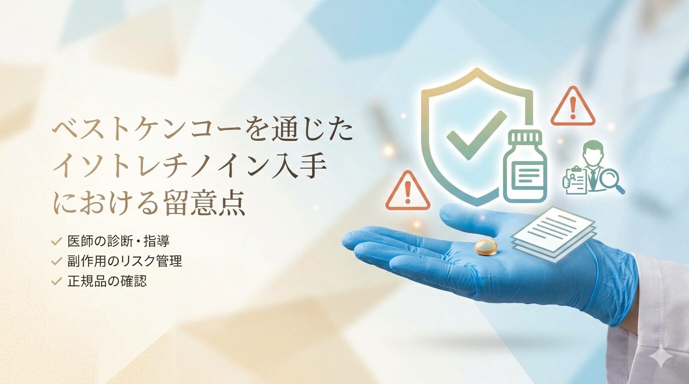 ベストケンコーを通じたイソトレチノイン入手における留意点
