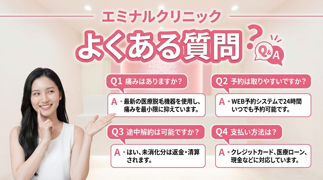 エミナルクリニックのよくある質問