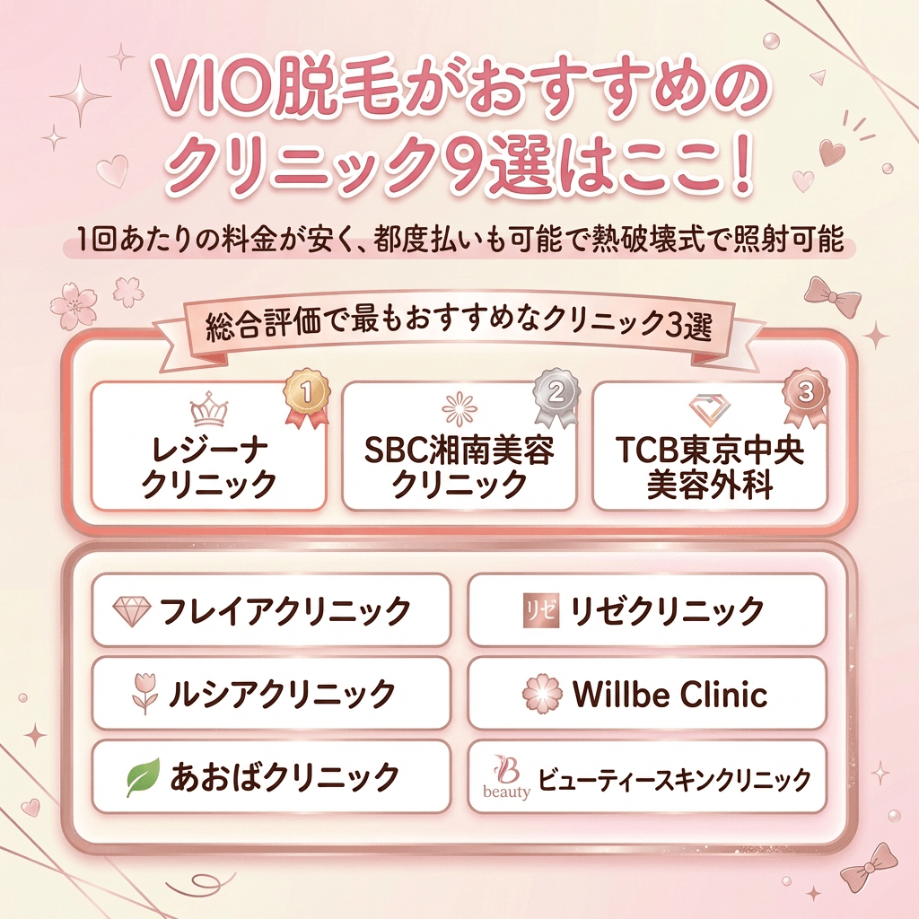 【厳選】新宿エリアで安い医療脱毛クリニック9選比較一覧表｜決め手は都度払いの安さと熱破壊式の照射ができるか