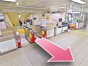 TCB東京中央美容外科 梅田大阪駅前院への行き方1