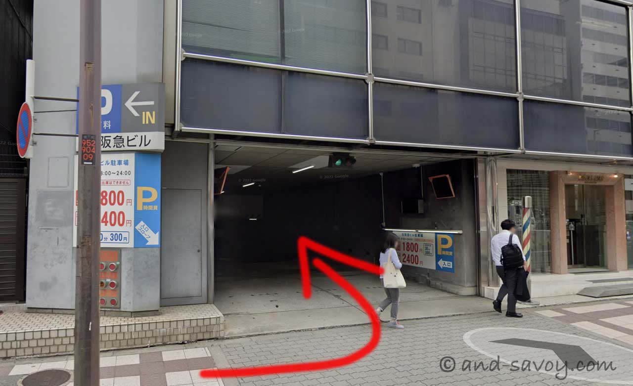 TCB東京中央美容外科 梅田茶屋町院に近い駐車場