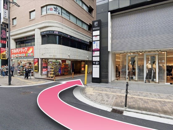 TCB東京中央美容外科 梅田茶屋町院への行き方5