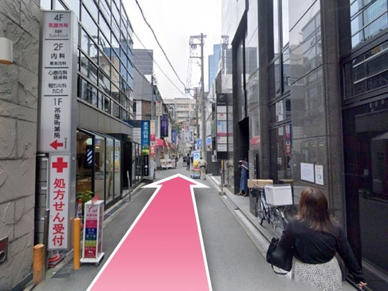 TCB東京中央美容外科 梅田茶屋町院への行き方6