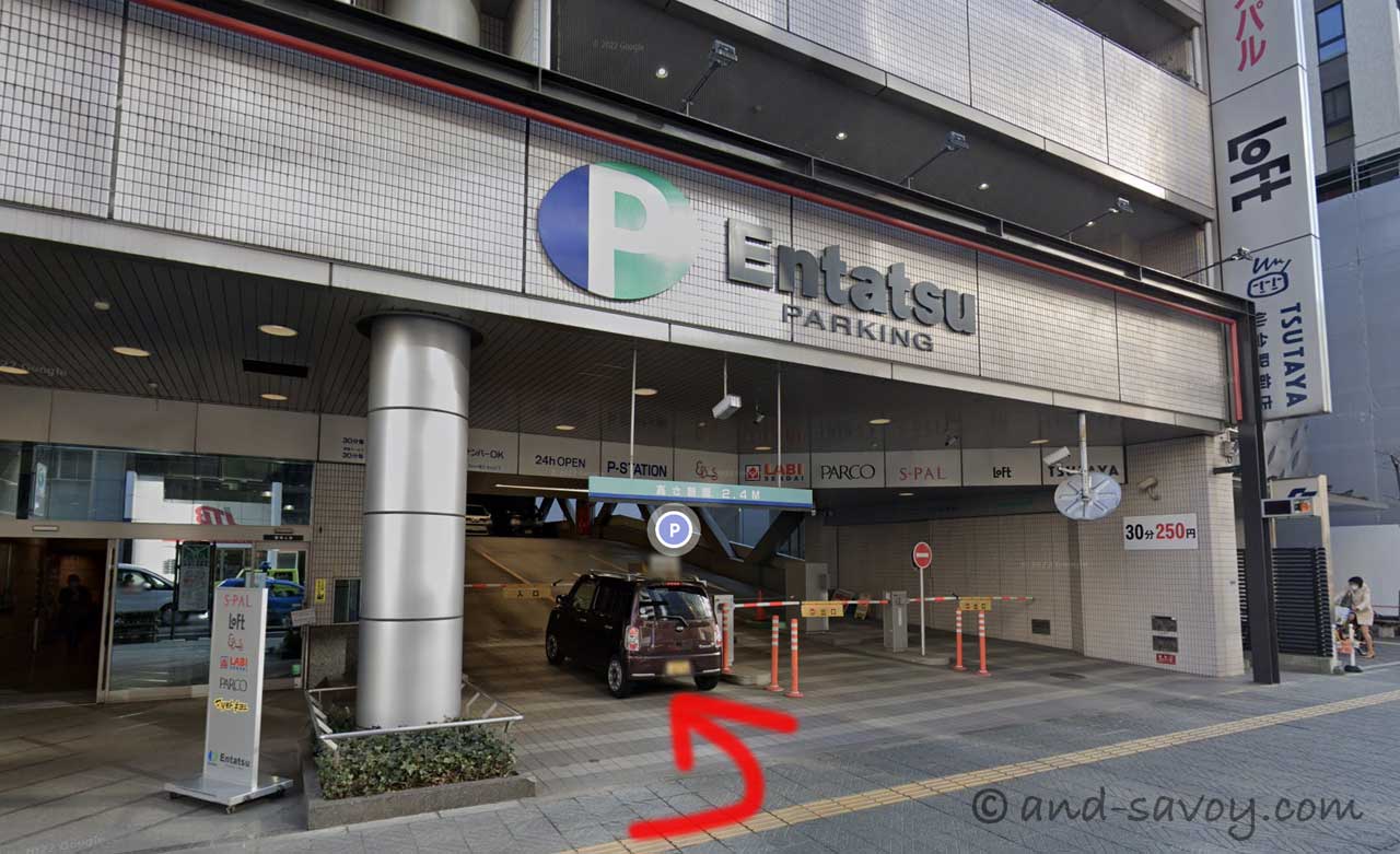 TCB東京中央美容外科 仙台駅前院に近い駐車場