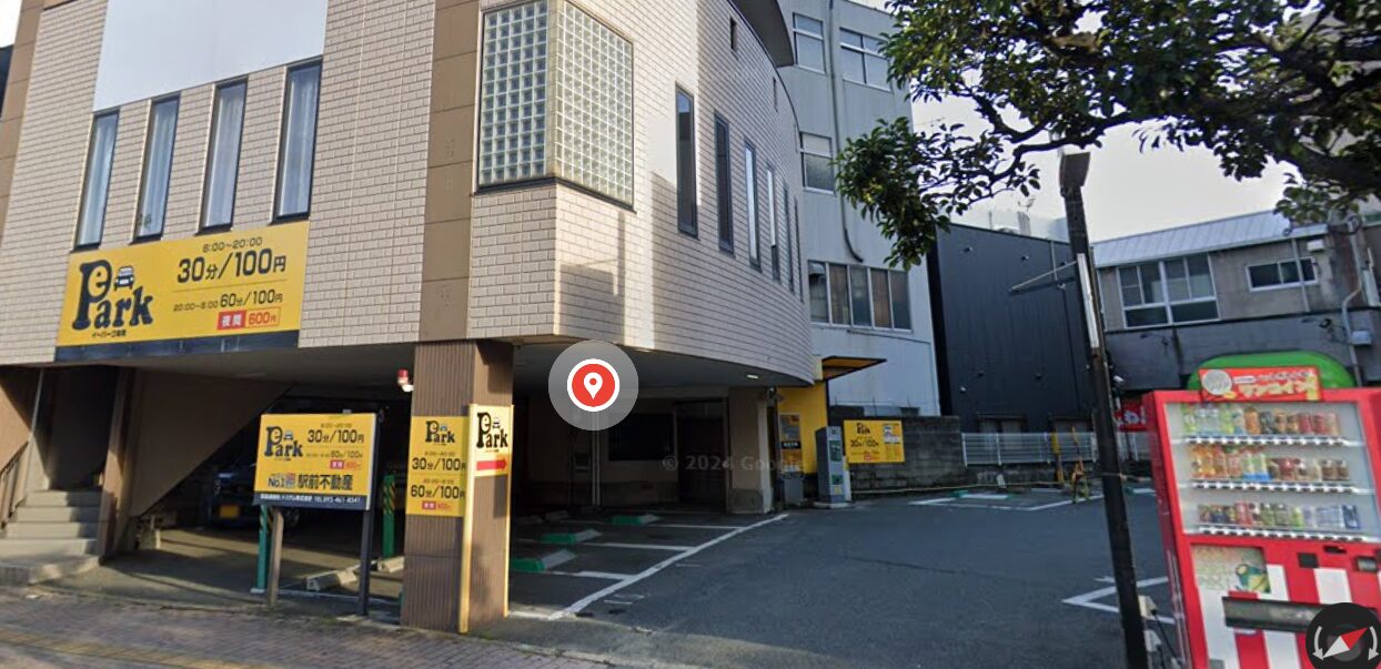 TCB東京中央美容外科 なんば院に近い駐車場