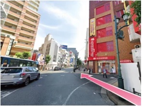 TCB船橋駅へのルート