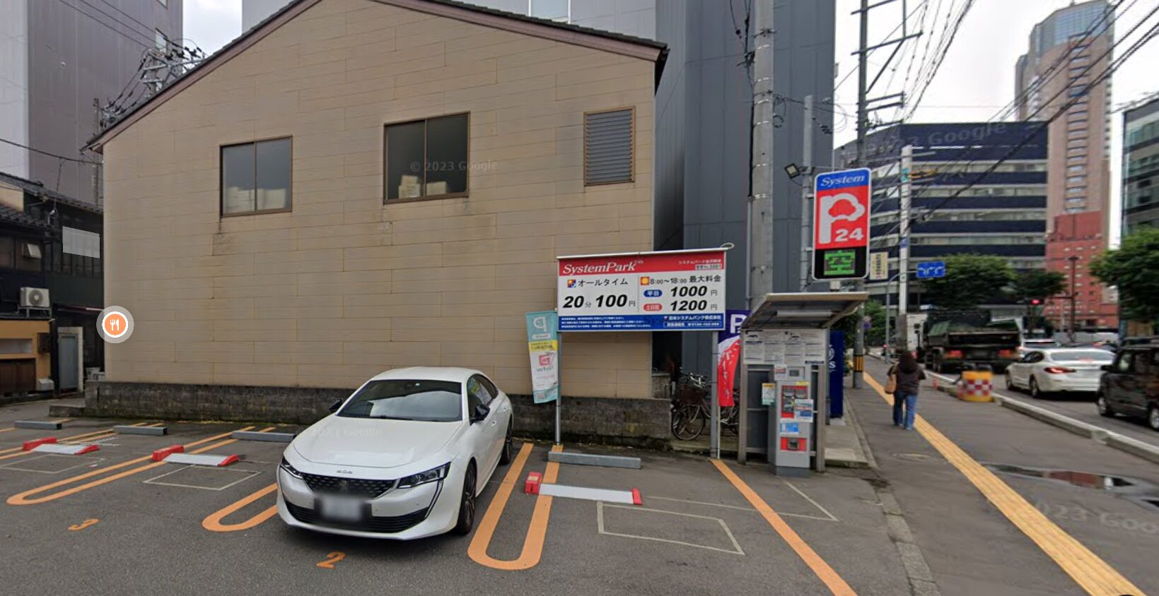 TCB東京中央美容外科 なんば院に近い駐車場