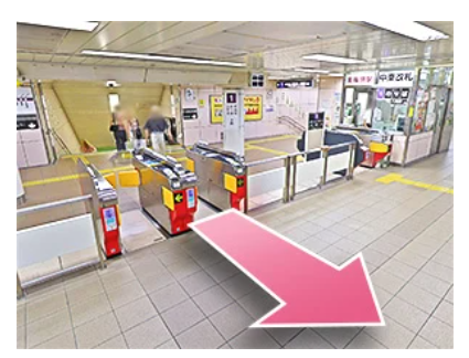 TCB東京中央美容外科 なんば院への行き方1