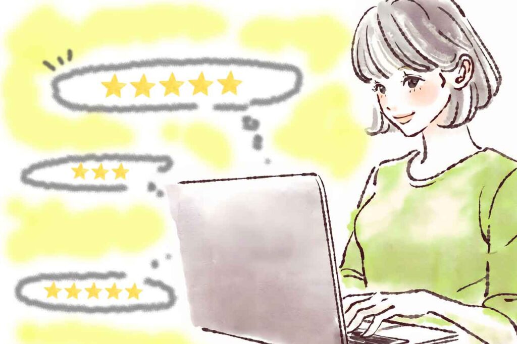 クリニックの選び方③リアルな口コミや評判をチェックする